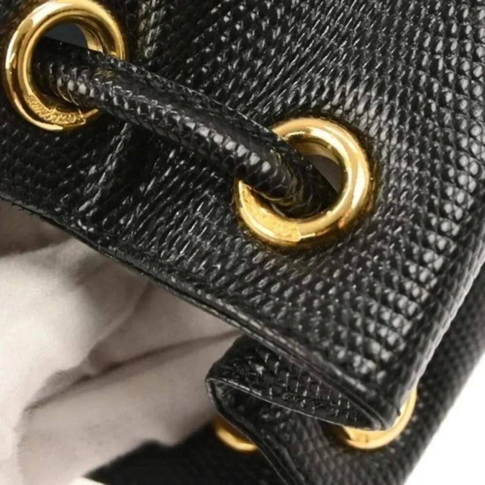 Salvatore Ferragamo Black Backpack AQ-215676